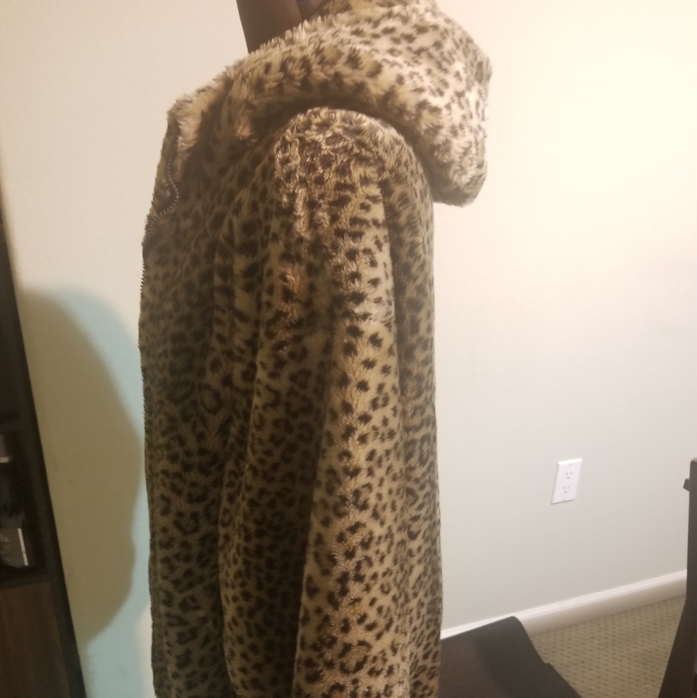 Vintage Marvin Richards Leopard Hooded Coat - Picture 5 of 8